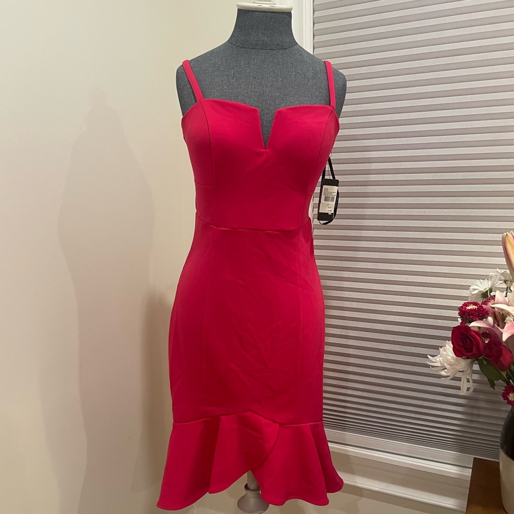 Guess Vibrant Red Mini Dress